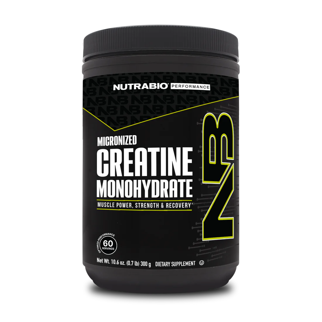 NutraBio Creatine Monohydrate 300g