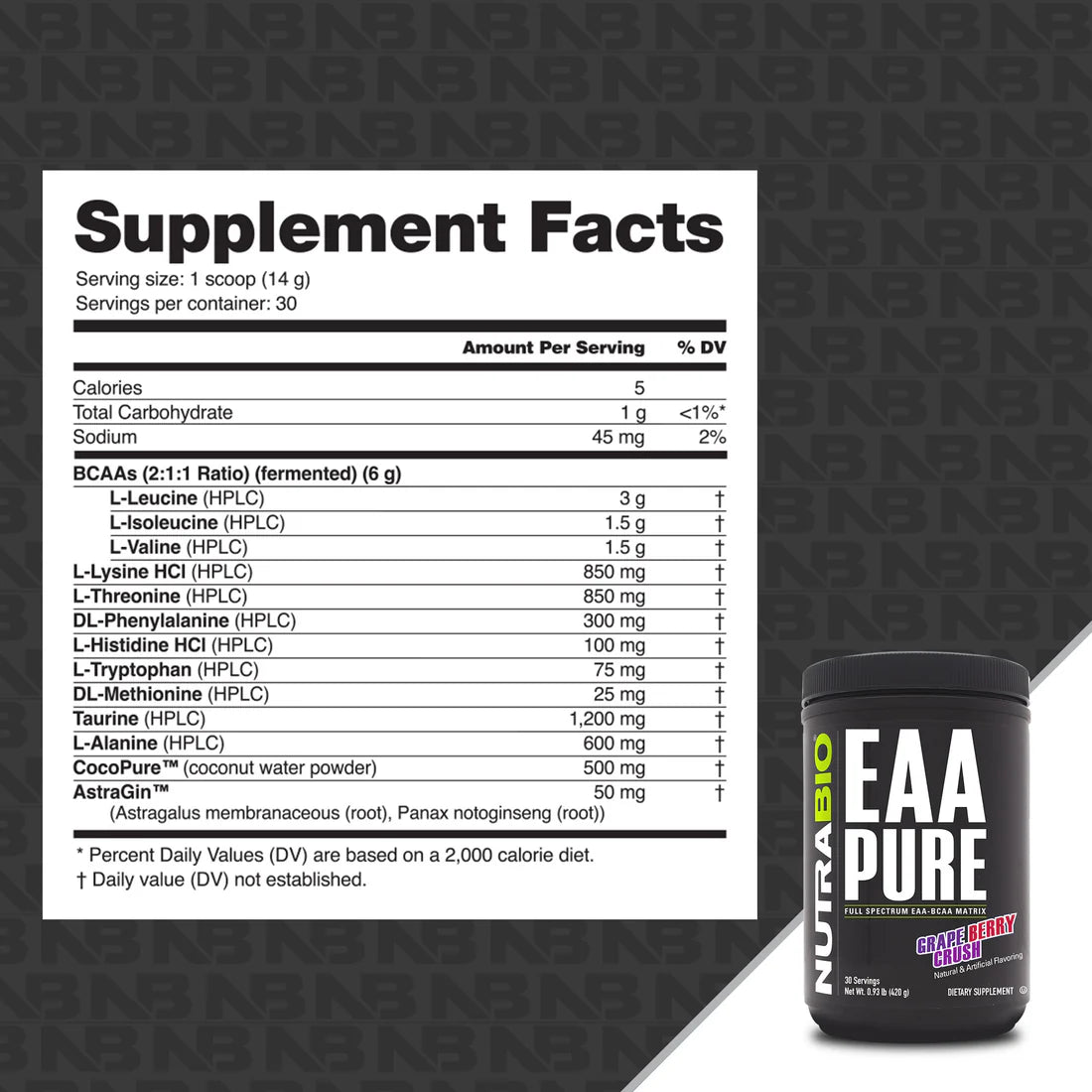 NutraBio EAA Pure