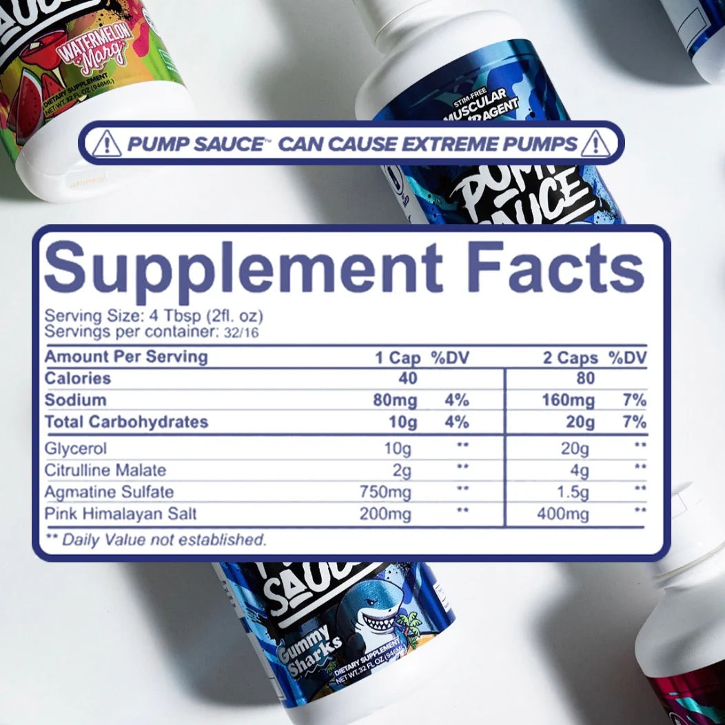 Pump Sauce Stim Free Pre-Workout