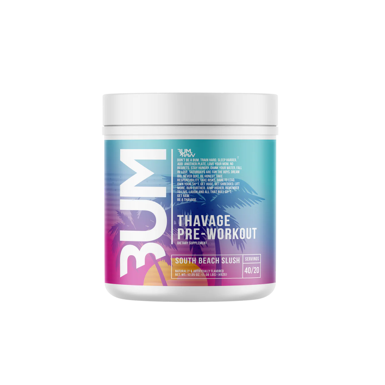 RAW Nutrition CBUM Thavage Pre