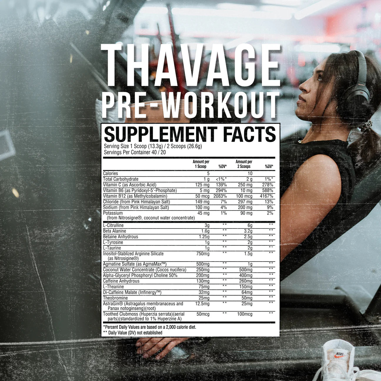 RAW Nutrition CBUM Thavage Pre