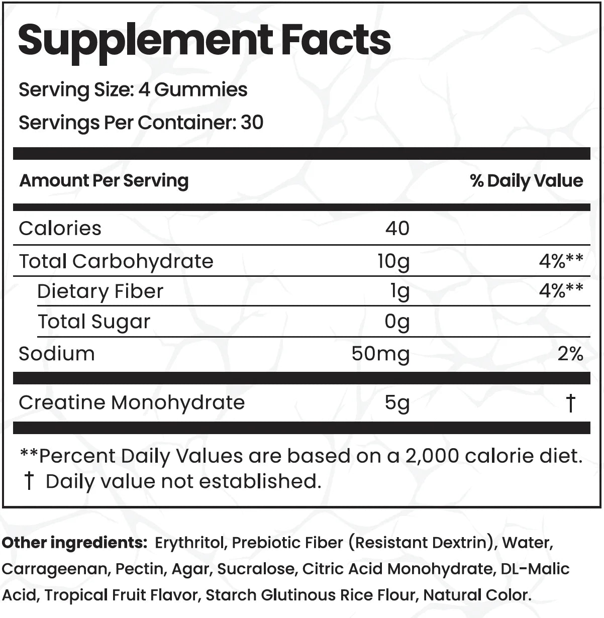 Smash Creatine Gummies 30 serv.