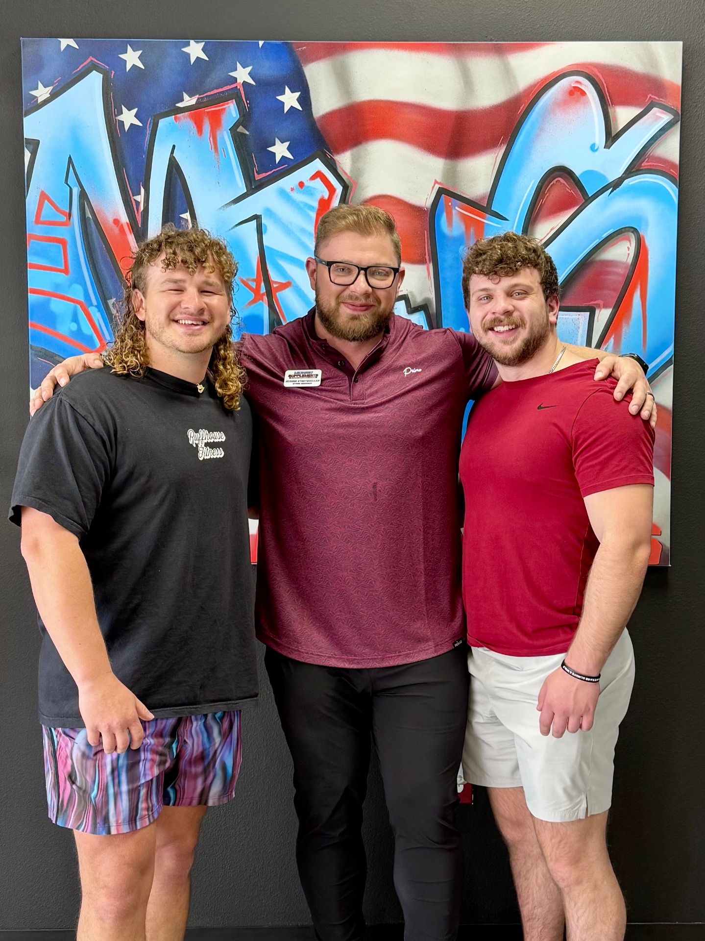 Three Midwest Supplements crew members