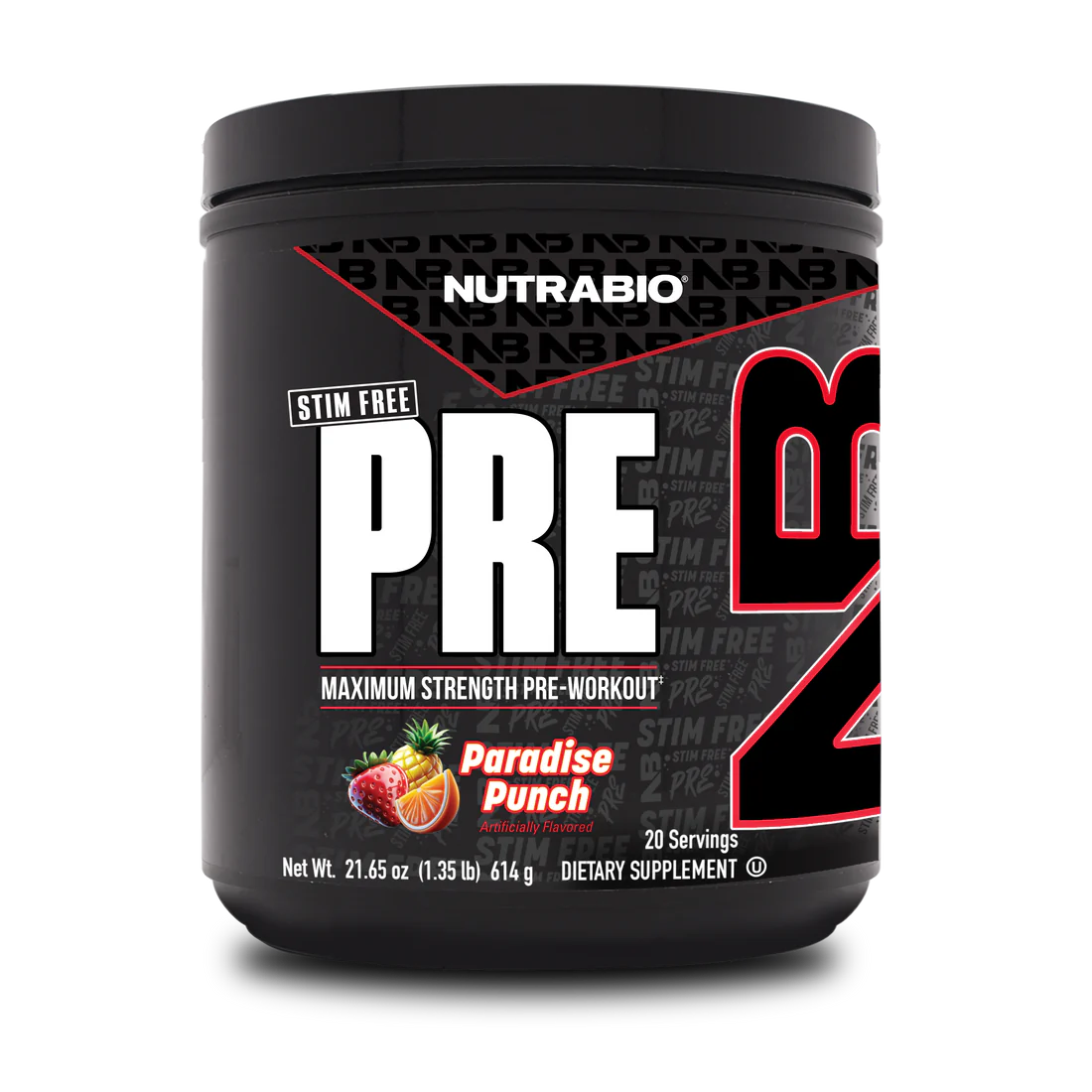 NutraBio Stim Free PRE
