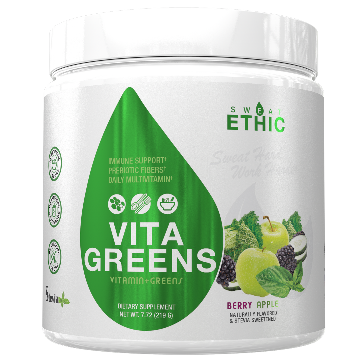 Sweat Ethic Vita Greens Berry Apple