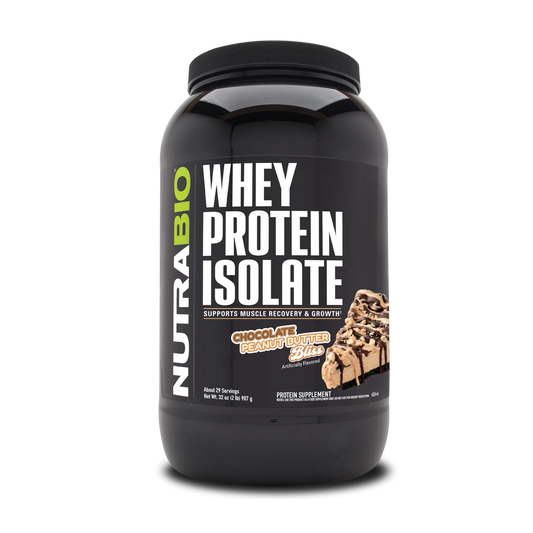NutraBio Whey Protein Isolate 2lb